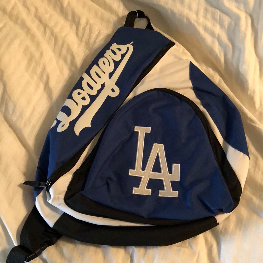 LA Dodgers single strap backpack